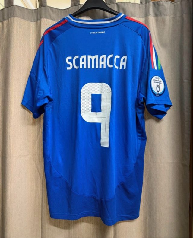 Maglia Italia Euro 2024 Scamacca XL