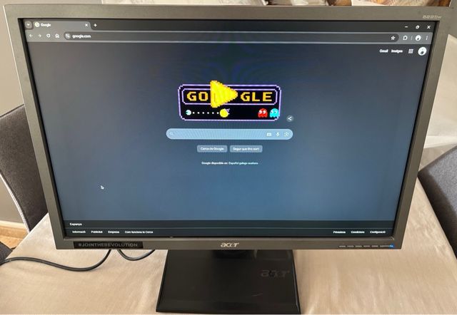 Monitor Acer B223W 22 Negro/Gris