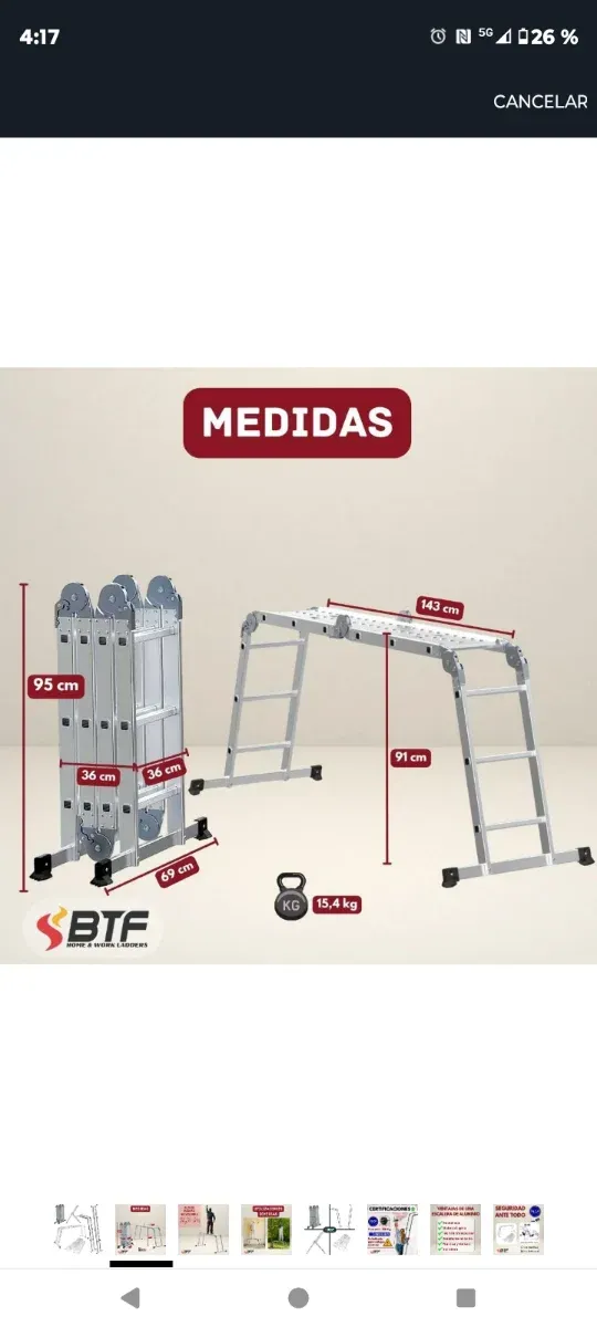 Escaleras Multiusos Aluminio