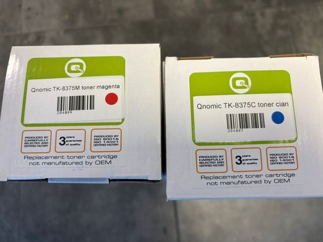 Tóner Qnomc TK-8375M Magenta TK 8375C Cian 