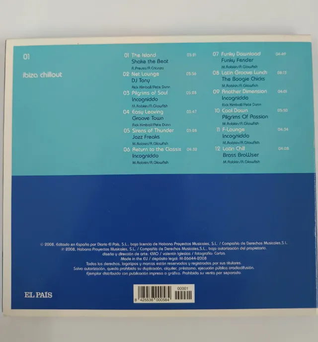 CD 01 Ibiza Chillout 2008