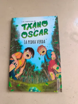 Txano i Óscar la pedra verda.Nieve.