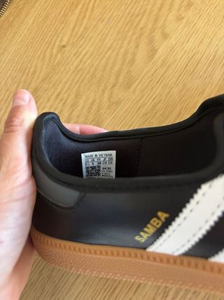 Adidas Samba JANE Negro Blanco