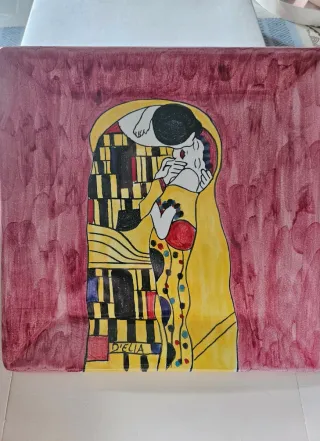 Piatto decorativo Il Bacio Klimt