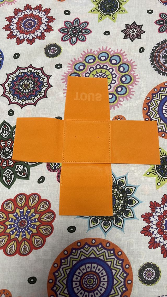 Joyero Tous de terciopelo - Naranja