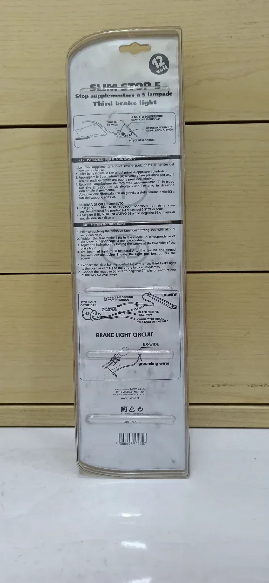 Stop supplementare 5 lampade