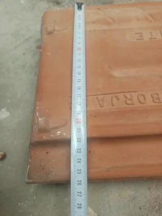 Tejas Alicantinas de Barro 120 unidades 