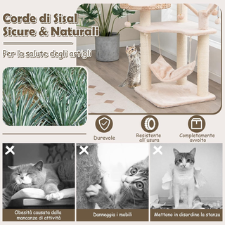 Tiragraffi per Gatti Adulti, Albero Tiragraffi con