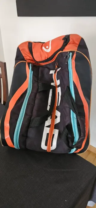 Paletero Padel Head Negro Naranja