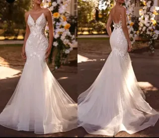Vestido de Novia Sirena Encaje