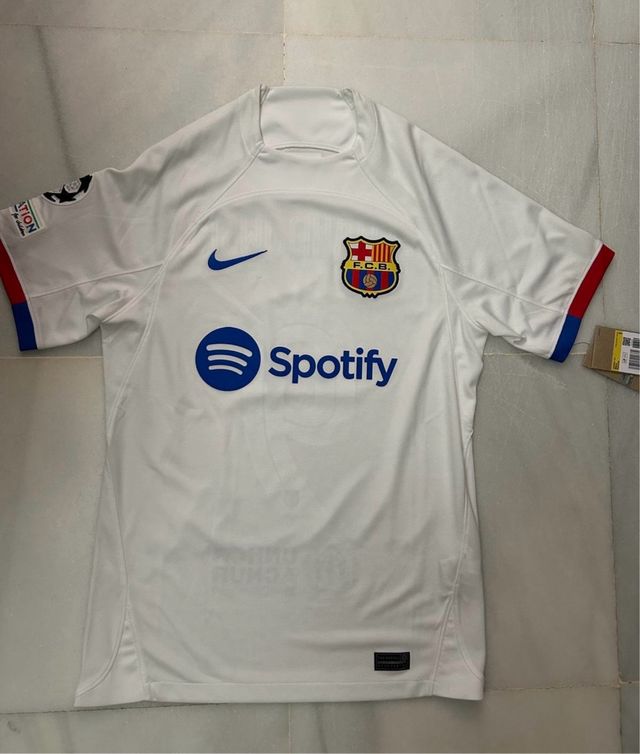Camiseta FcBarcelona away Lewandowski #9 2023/24