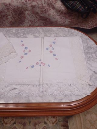 Juego de Cama Bordado a Máquina