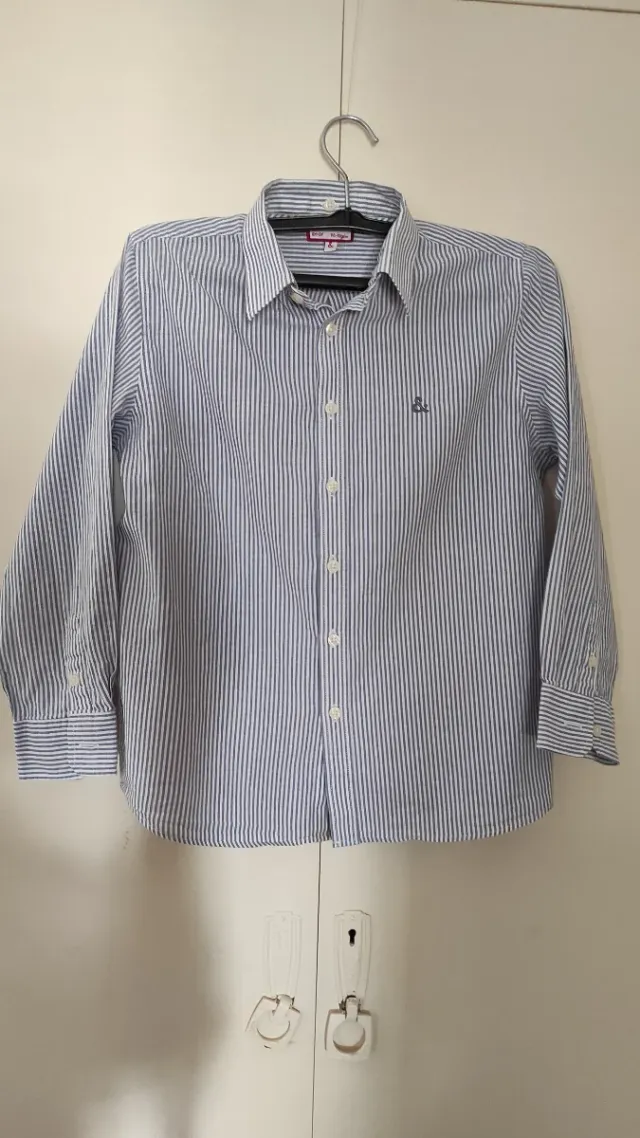 Camisa niño/a Neck & Neck rayas azules