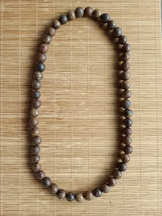 Collar Cuentas Madera Boho