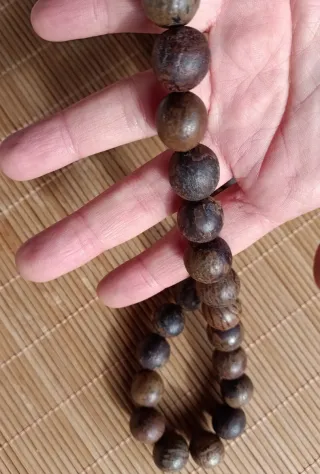 Collar Cuentas Madera Boho