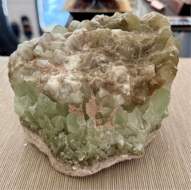Ejemplar de Calcita Verde Mineral