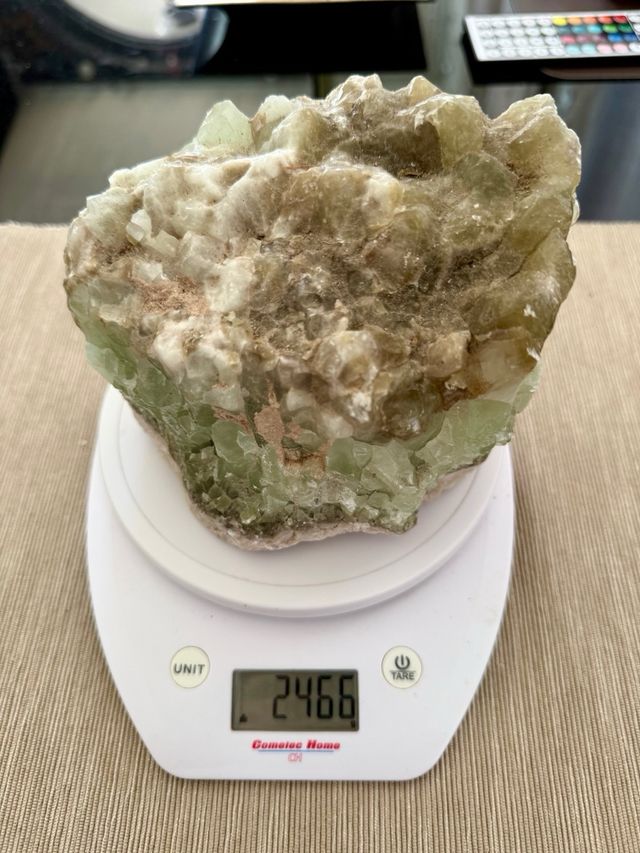 Ejemplar de Calcita Verde Mineral