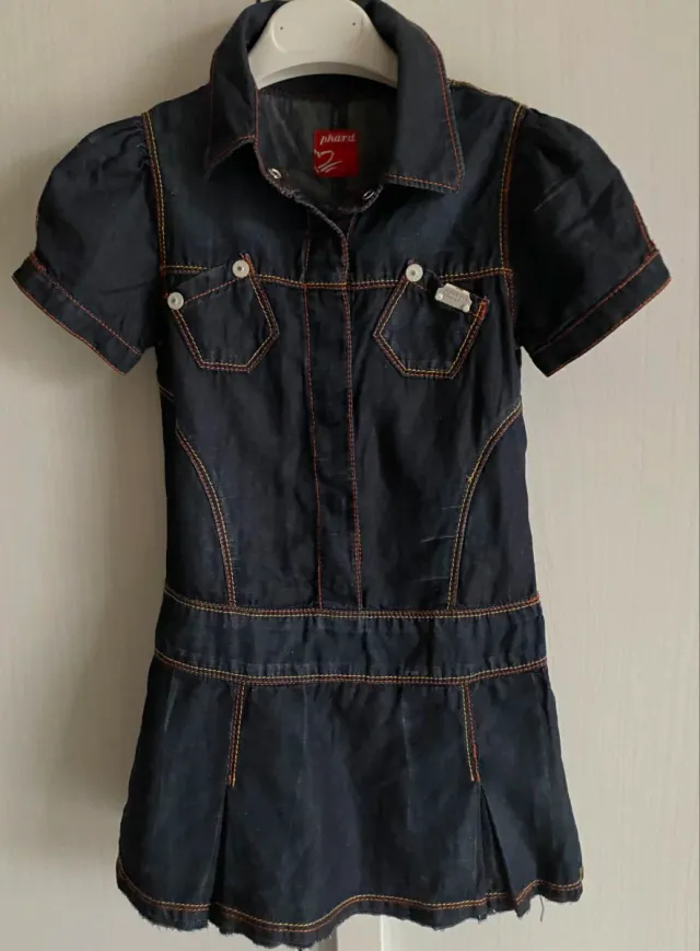Abito jeans bambina Phard tg 8 anni