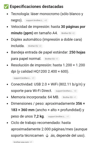 Impresora Brother HL-L2350DW