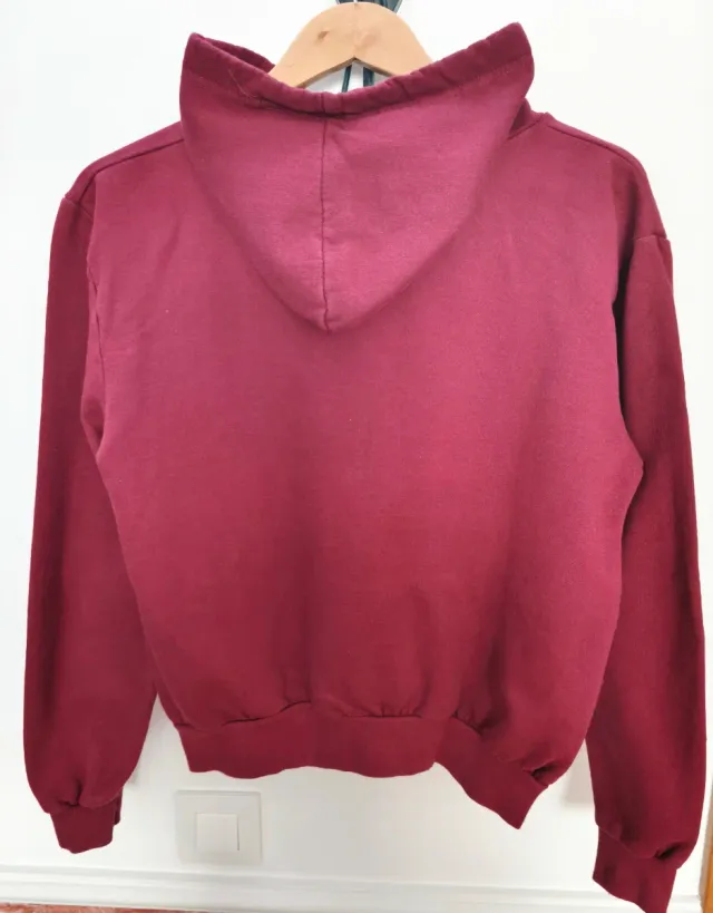 Sudadera Firenze Italia granate Talla M