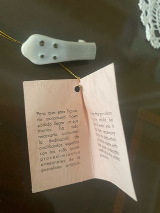 Figura Porcelana Valenciana Músico