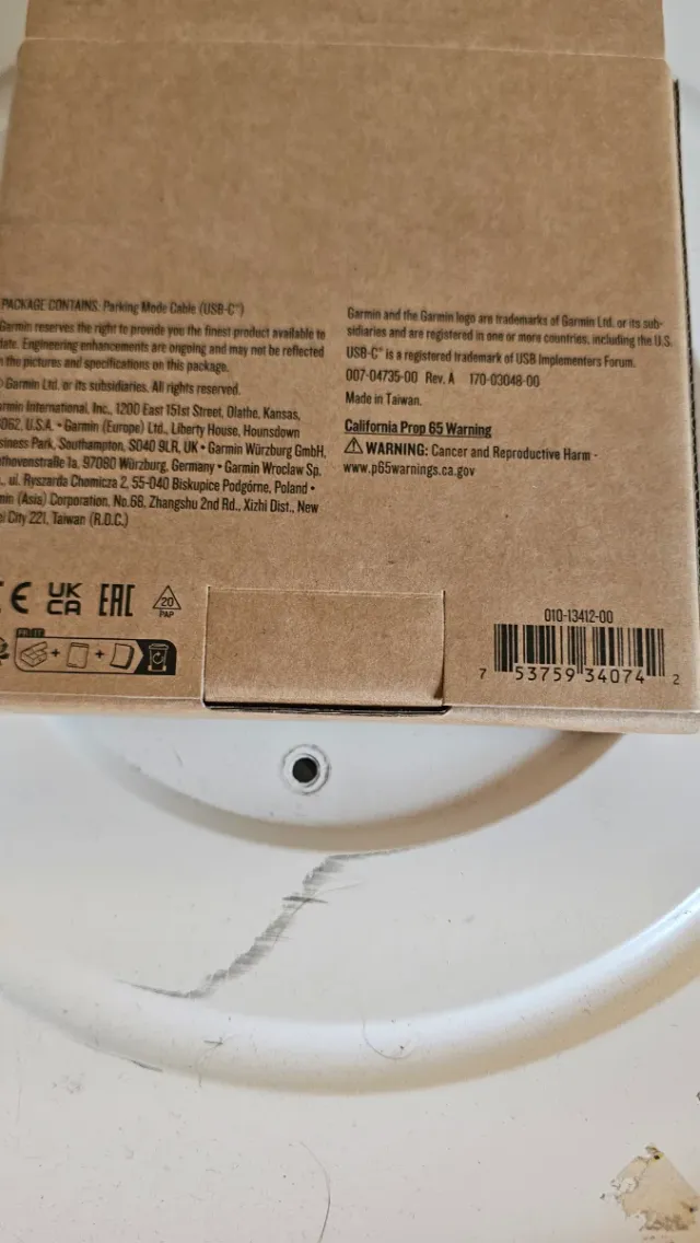 Cable Garmin Parking mode para Dash Cam usbc