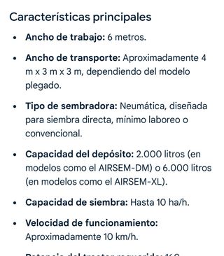 Sembradora GIL 6 M Siembra Directa Buen estado !