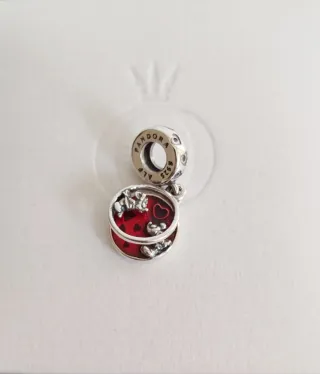 Charm Colgante Amor y Besos Mickey y Minnie Disney