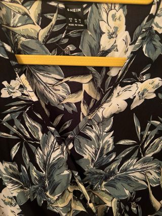 Vestido midi floral Shein