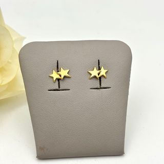 Pendientes de oro 18kt  estrellas
