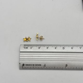Pendientes de oro 18kt  estrellas