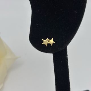 Pendientes de oro 18kt  estrellas