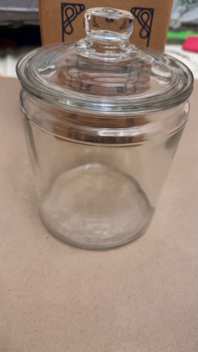 Tarro de cristal para almacenamiento