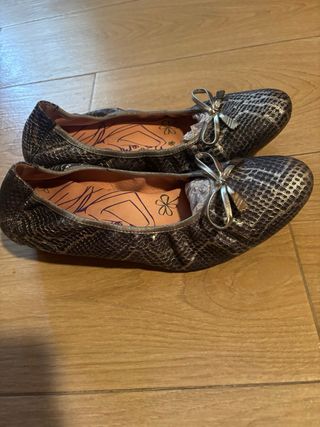 Bailarinas Pitillos Piel Talla 41