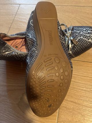 Bailarinas Pitillos Piel Talla 41