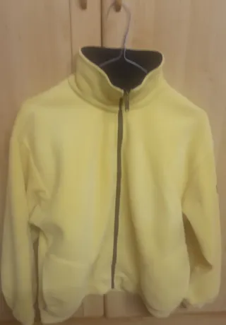 Polar con cremallera amarillo