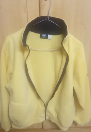 Polar con cremallera amarillo
