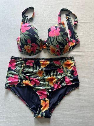 Bikini Mujer Estampado Tropical 90C/XL