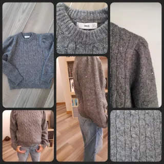 Jersey MNG trenzado con pedrería Talla S