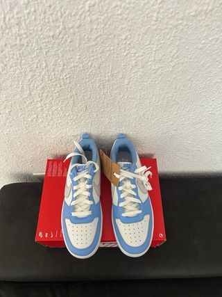 Nike Court Borough Low Recraft (GS) Azul/Blanco