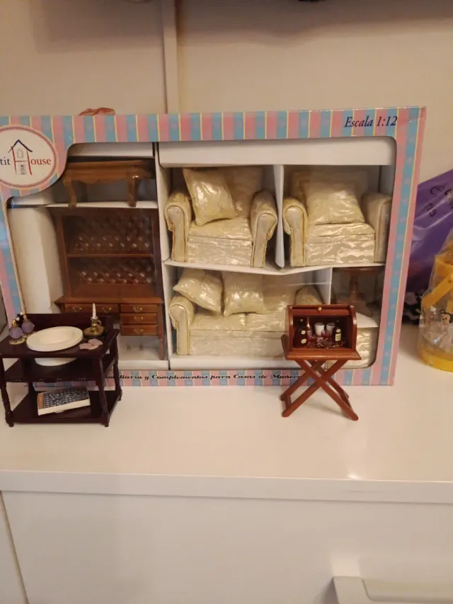 Lote Muebles Miniatura Casa Muñecas para Arancha