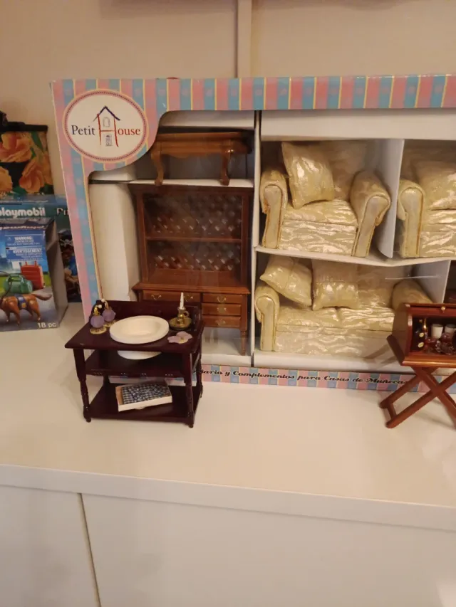 Lote Muebles Miniatura Casa Muñecas para Arancha