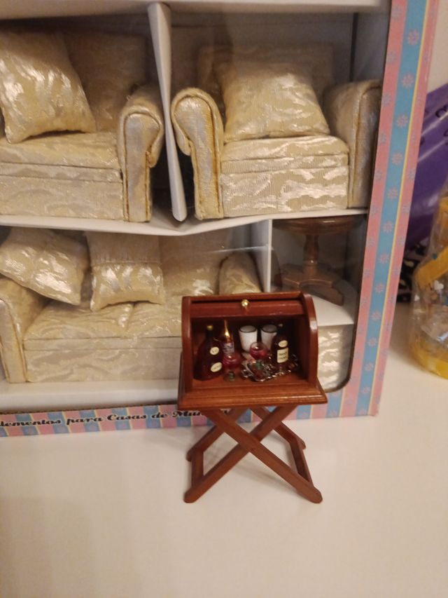 Lote Muebles Miniatura Casa Muñecas para Arancha