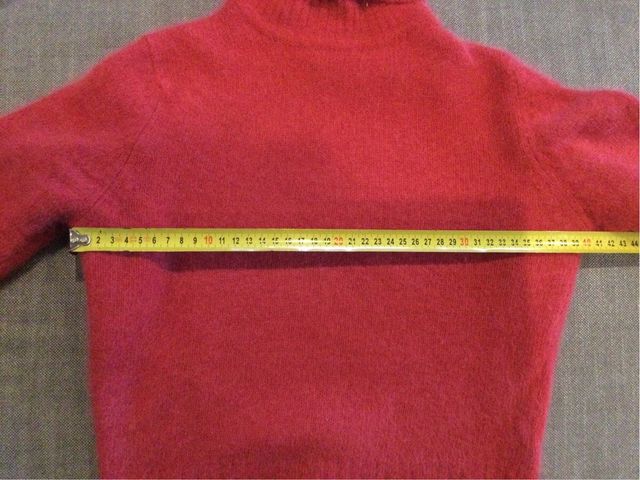 Maglia in angora arancione