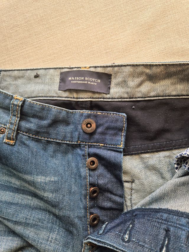 Vaqueros Maison Scotch W26 Rotos