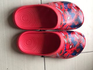 Ciabatte Spiderman rosse bimbo