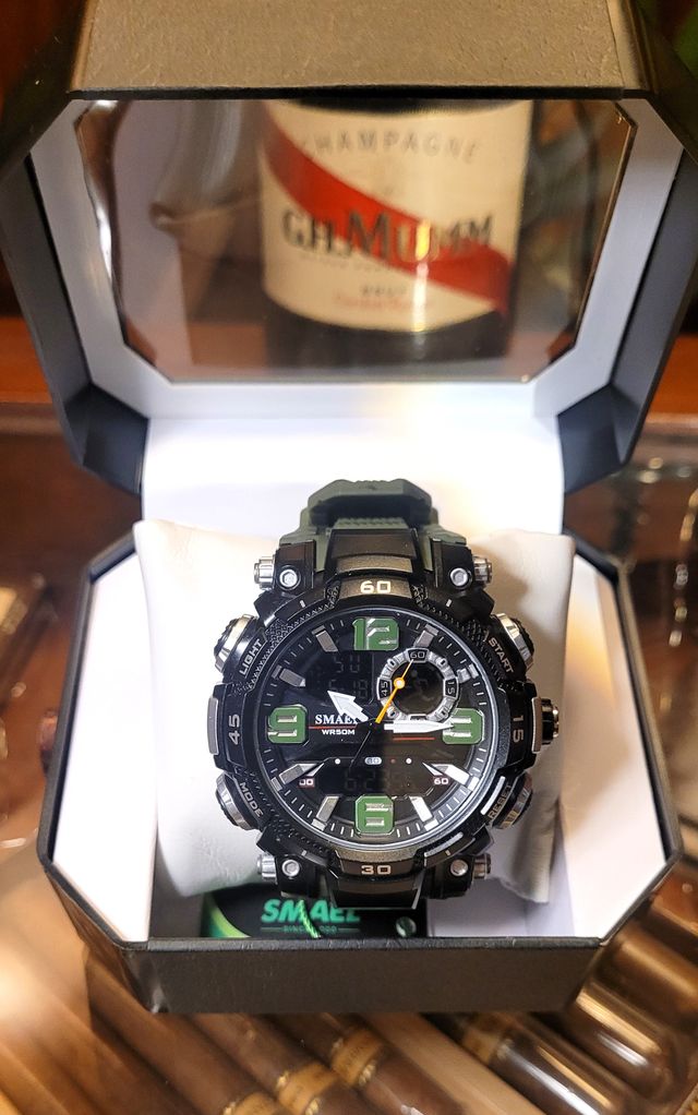 Orologio Smael Doppio Display con cofanetto