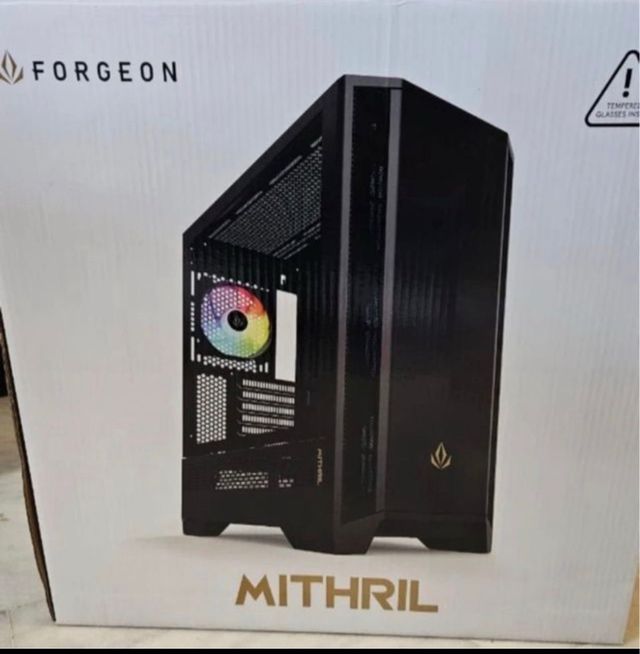 Caja PC Forgeon Mithril ARGB Nueva a estrenar.