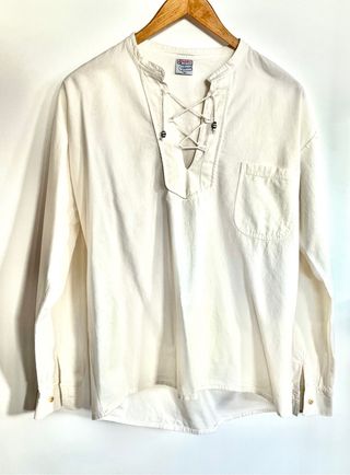 Camisa Ibicenca con Cordones
Blanco roto