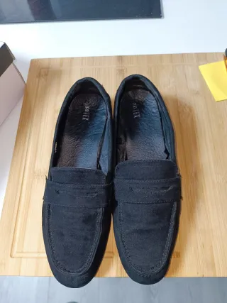 Zapatos planos negros mujer(5€)
